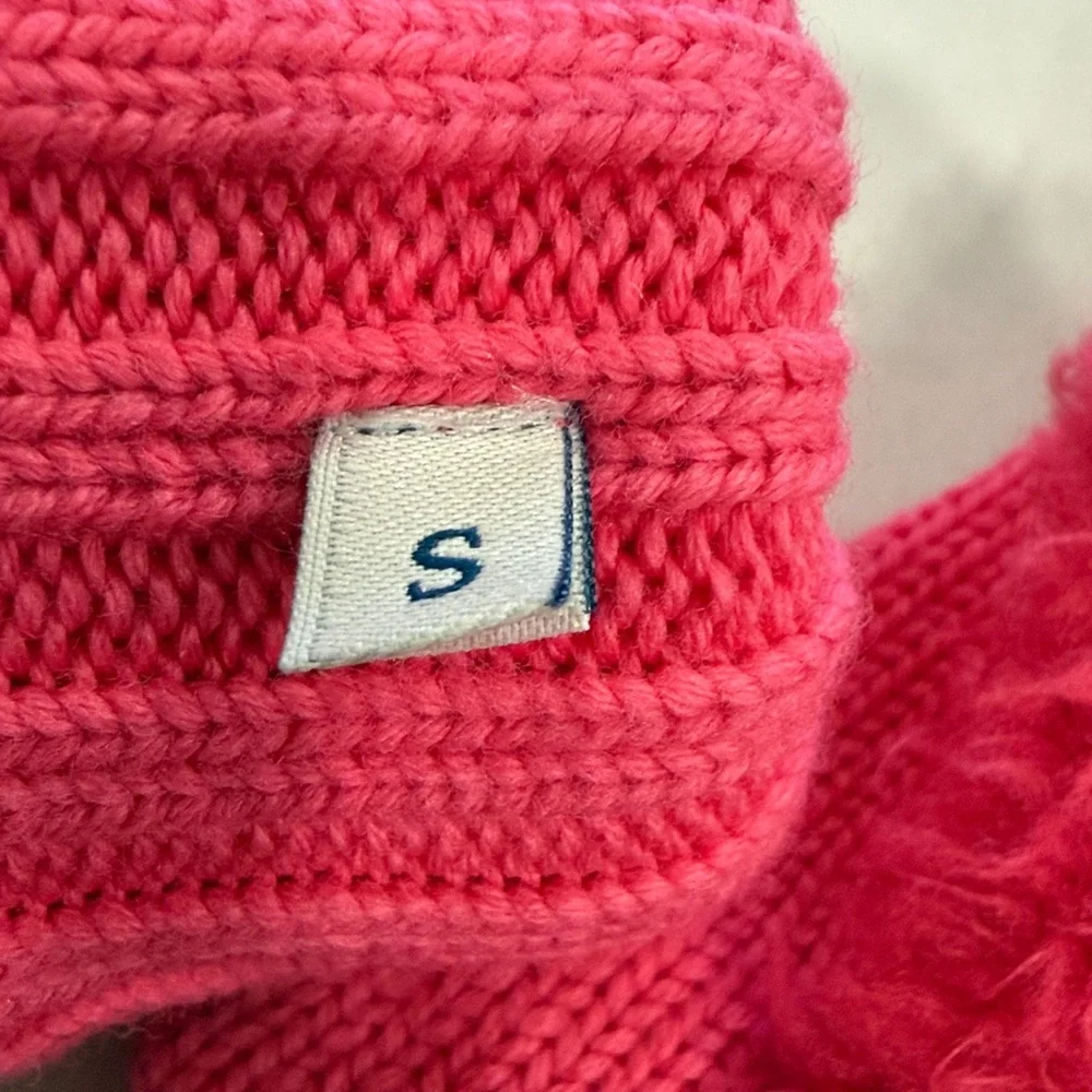 Moncler Pink Faux Fur Mittens
